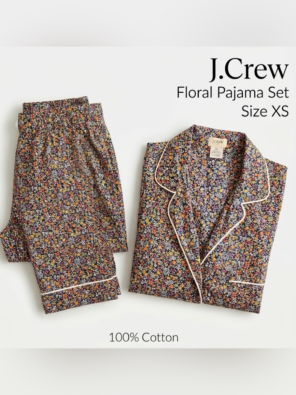 J Crew Floral Pajama Set